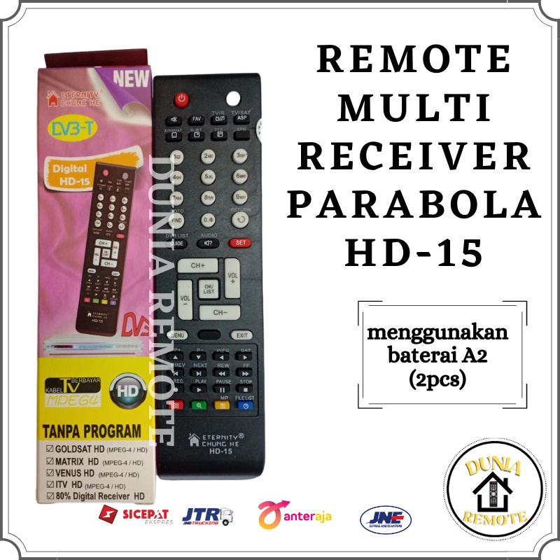 Remot Remote Digital Receiver Parbola multi HD-15 Universal DVB MPEG4 (goldsat, venus, matrix)