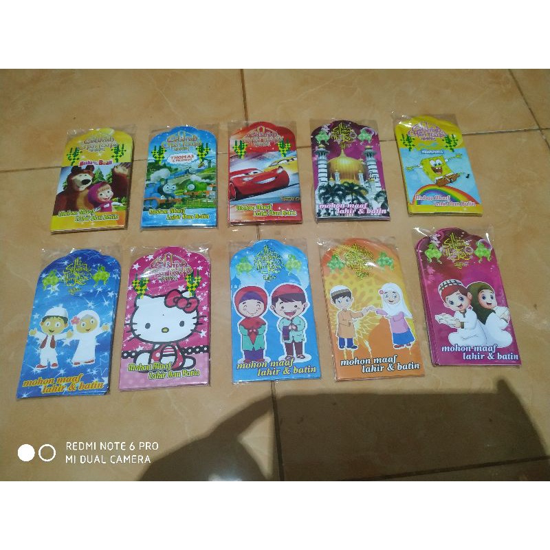 

angpau lebaran murah harga per pck isi 10lembar