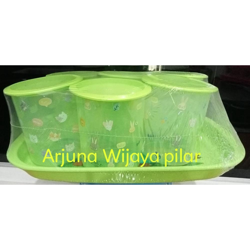 Toples set Nampan 7 in 1 motif +Bubblewrap