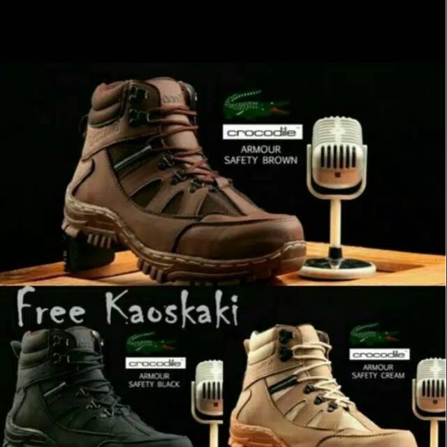 Sepatu boots pria crocodile sepatu gunung