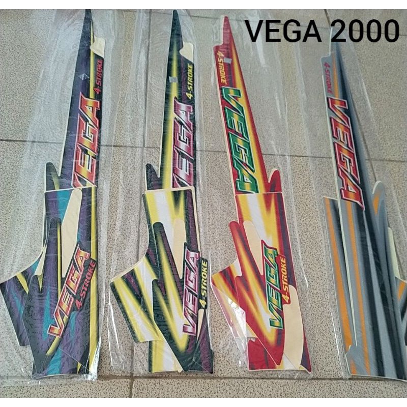 Striping Yamaha Vega 2000 2001 stiker bodi motor vega lama