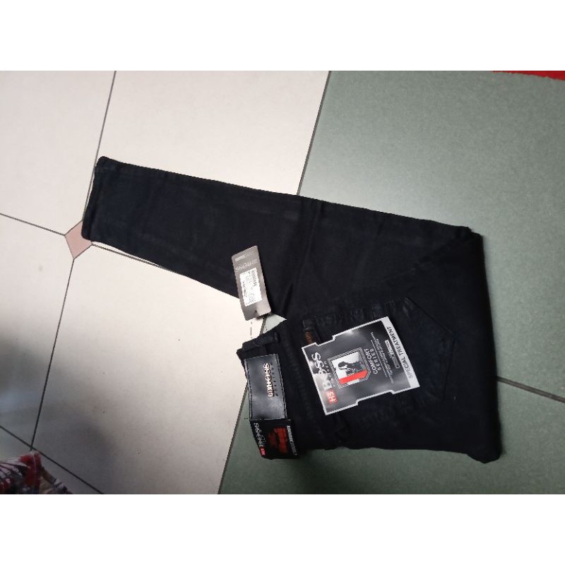 

celana panjang pria hugo hitam polos/pensil/sknnyy