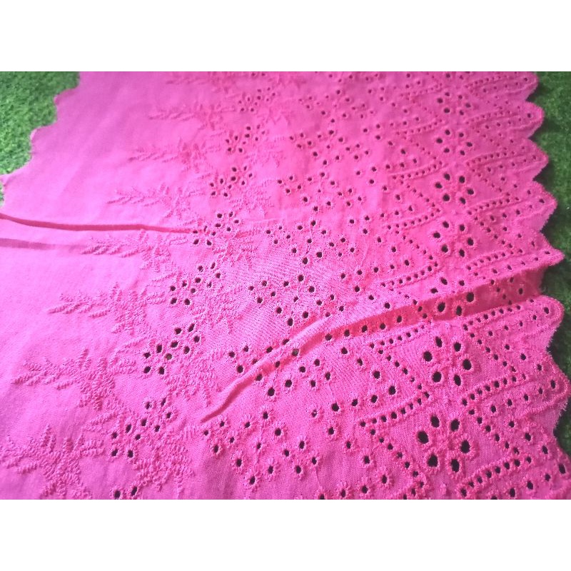 Renda pink/renda lebar