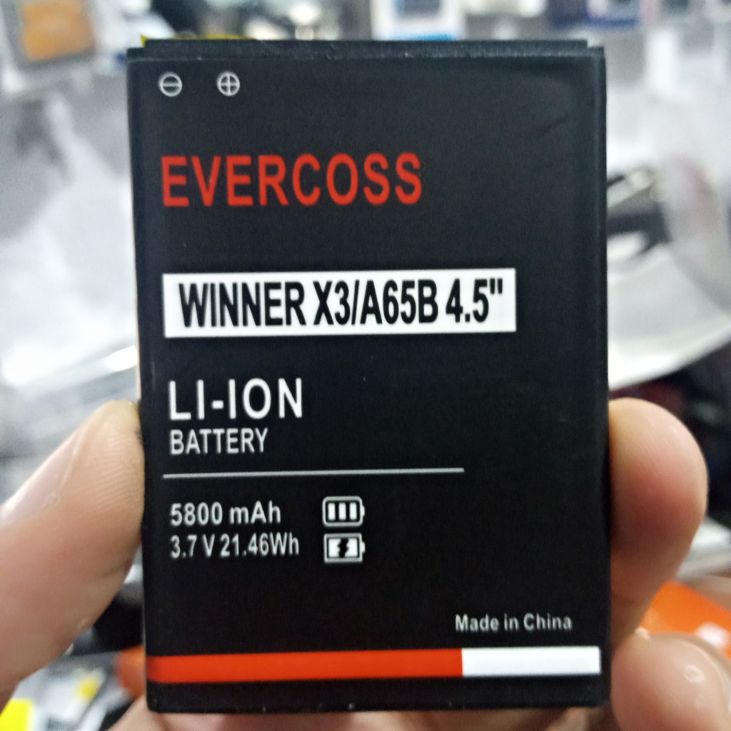 batre Baterai Evercoss Winner X3 A65B 4.5 Inch Double Power
