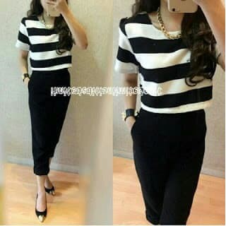 Setelan Set Rok Midi Import Bangkok Premium Wanita Dewasa JD918 [Luna Salur Sl] Setelan Wanita Spa