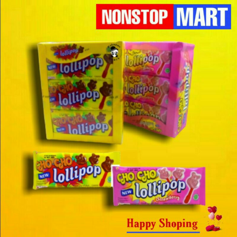 

CHO CHO LOLLIPOP 1 pack isi 24 pcs