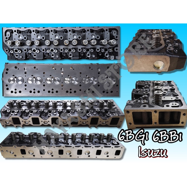 Cylinder Head Isuzu 6BB1/6BG1/6BG1T/6BD1, Cylinder Kop Forklift