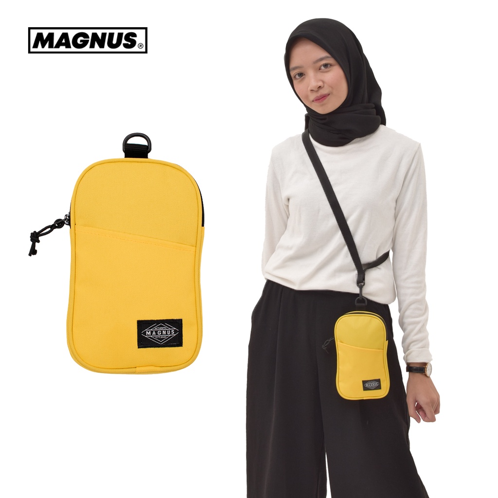 PROMO Tas Selempang HP / Sling Phone / Hanging Wallet / Yellow