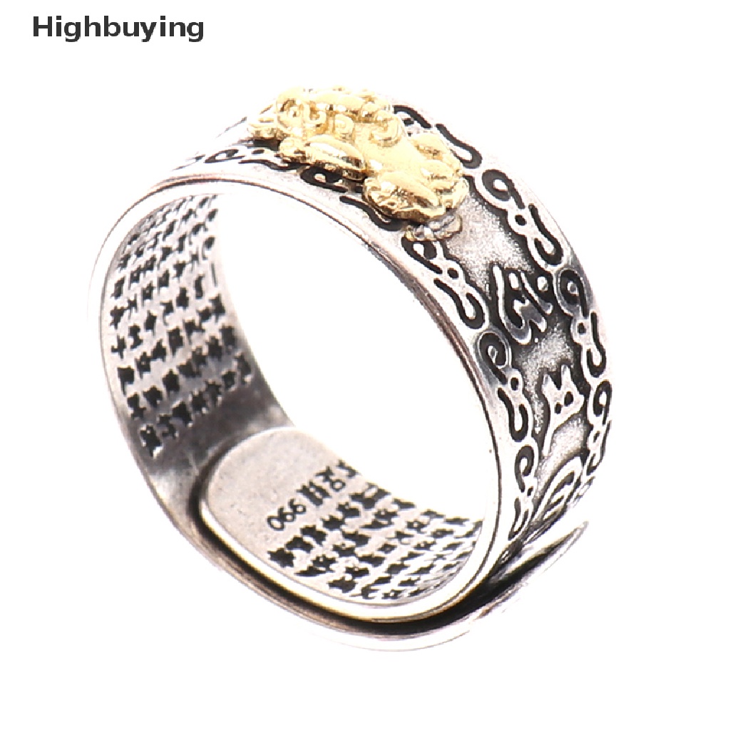 Hbid Cincin Mantra Feng Shui Pixiu Mantra Keberuntungan Adjustable Untuk Priawanita