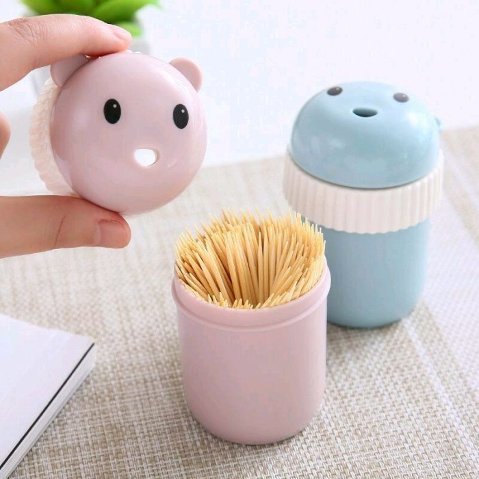 Tempat Tusuk Gigi Karakter Lucu - Toothpick Holder Storage