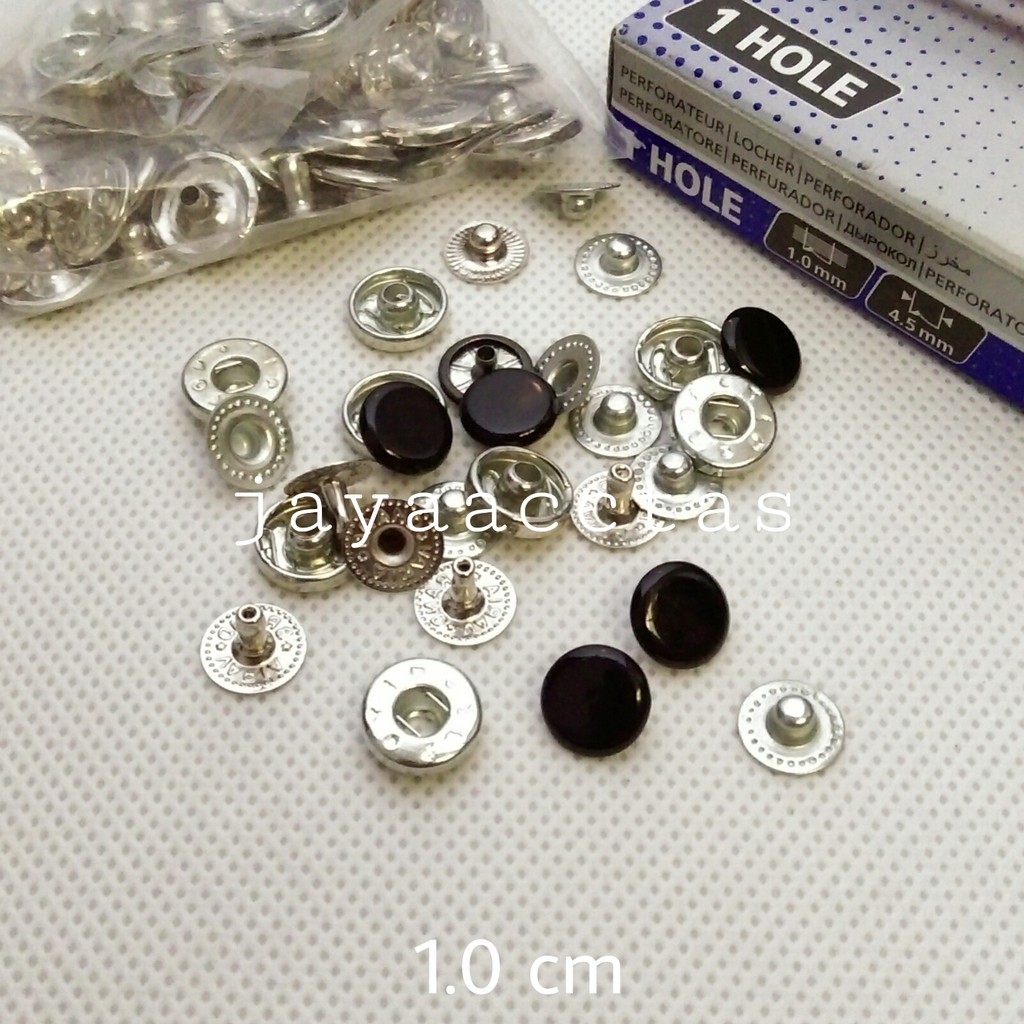 snap button/kancing jepret/cetet 10 mm (230) /50 set