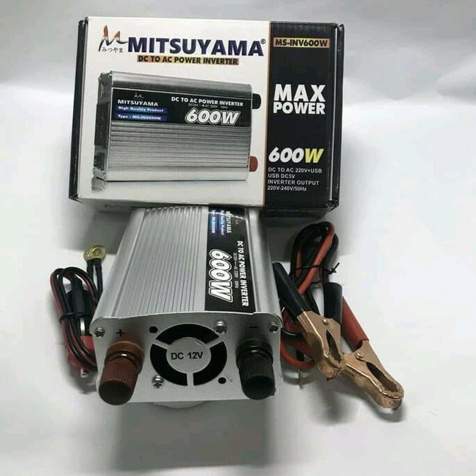 Inverter Power DC to AC 600 Watt Mitsuyama Power Inverter 600 watt Inverter 600watt