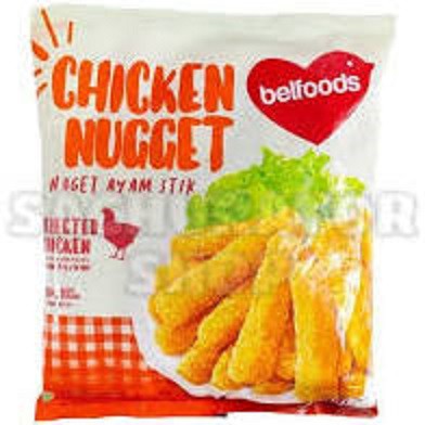 

BelFooDS uenak CHicken nugget stick 500 gram 12 pcs