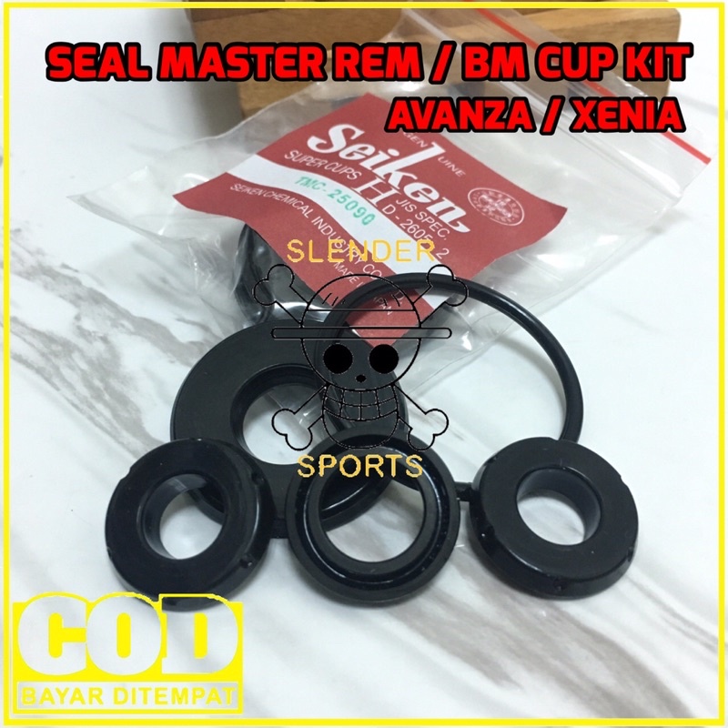 KARET SEAL KIT MASTER REM CENTRAL ATAS AVANZA XENIA RUSH TERIOS -  BM CUP KIT AVANZA XENIA