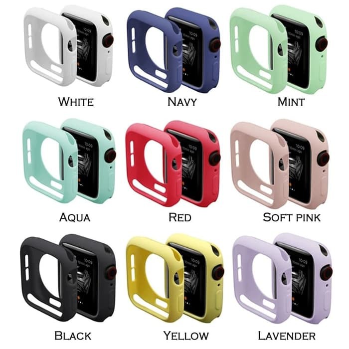 Casing Apple Watch Softcase Apple iWatch Colorful Apple Watch Case Series 1 2 3 4 5