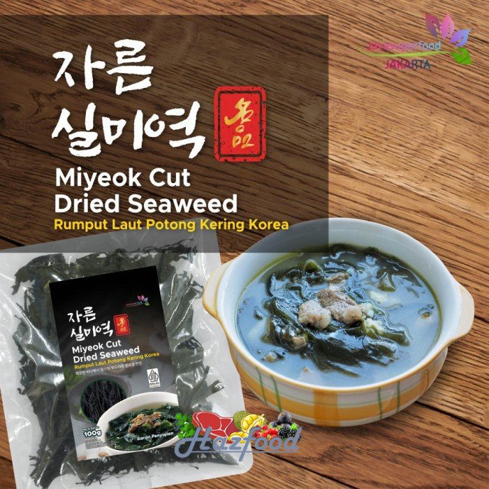 

Miyeok Cut Dried Seaweed / Rumput Laut Kering Potong Korea