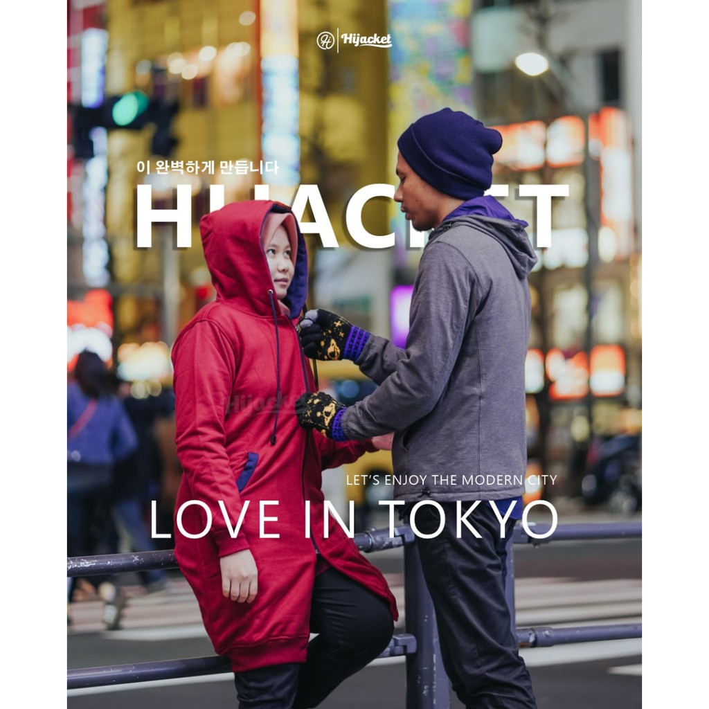 Jaket Tebal Wanita Hijab Hijacket Basic Black Hijaket Hoodie Original Model Polos Panjang-2