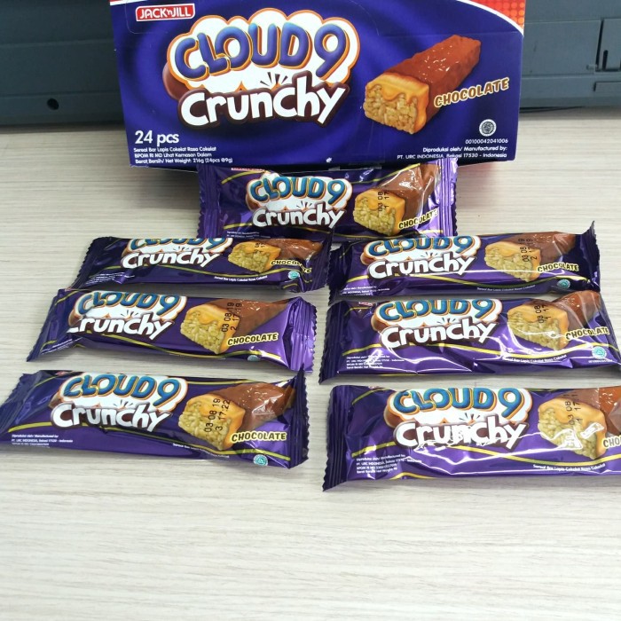 

Cloud 9 Crunchy Cokelat isi 24pcs . Cloud9 Jack n Jill