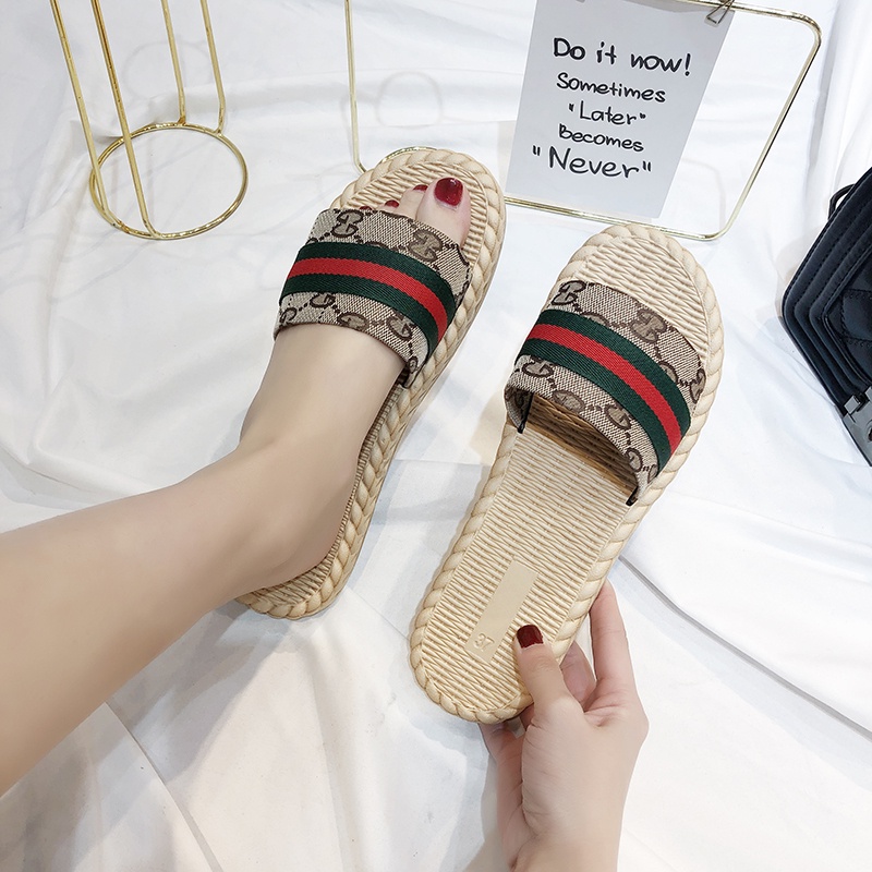 cind 5076,  sandal flat wanita import fashion sandal wanita cantik dan keren sandal korea