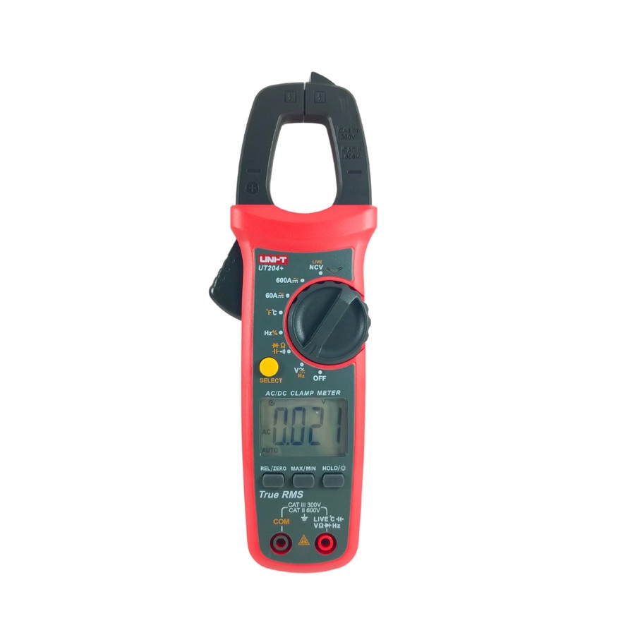 Tang Ampere UNI-T UT204+ AC DC Clamp Meter NCV True RMS UT 204+