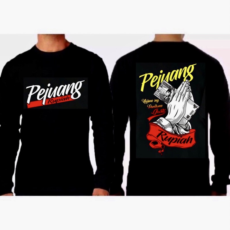 kaos pejuang rupiah salam lengan panjang
