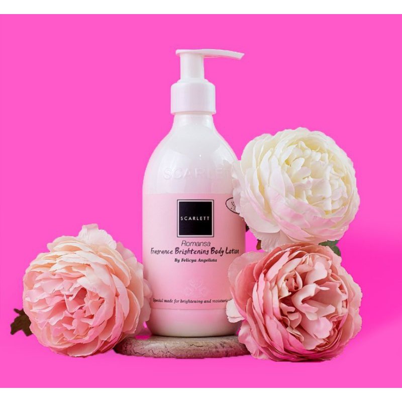 Scarlett Whitening Body Lotion Romansa