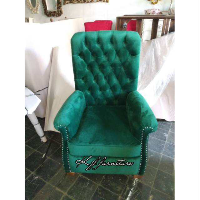 Sofa wing chair sofa single wing chair kjf
