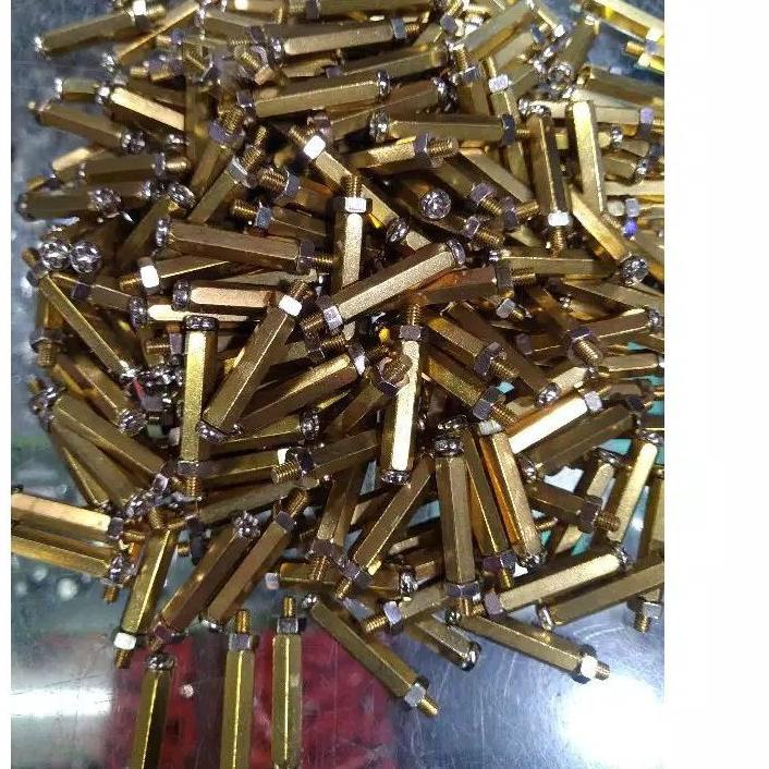 タ Spacer kuningan dudukan PCB hexa segi 6 mur baut パ