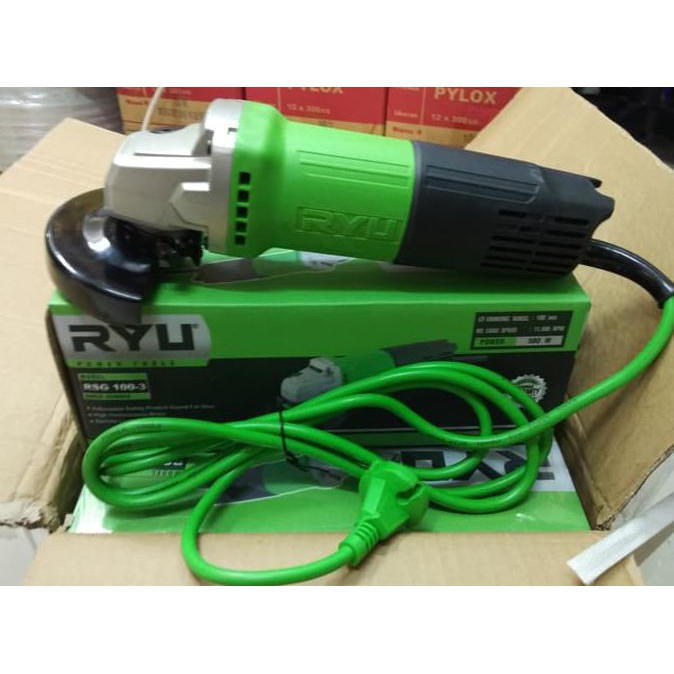 GERINDA TANGAN RYU RSG 100-3 / GERINDA TANGAN RYU 4 INCH