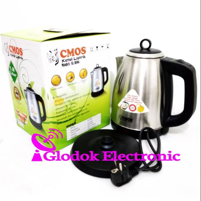 TEKO LISTRIK CMOS SL-B06 1.8 LITER KETEL LISTRIK CMOS SL-B06 1.8 LITER PEMANAS AIR LISTRIK 1.8 LITER