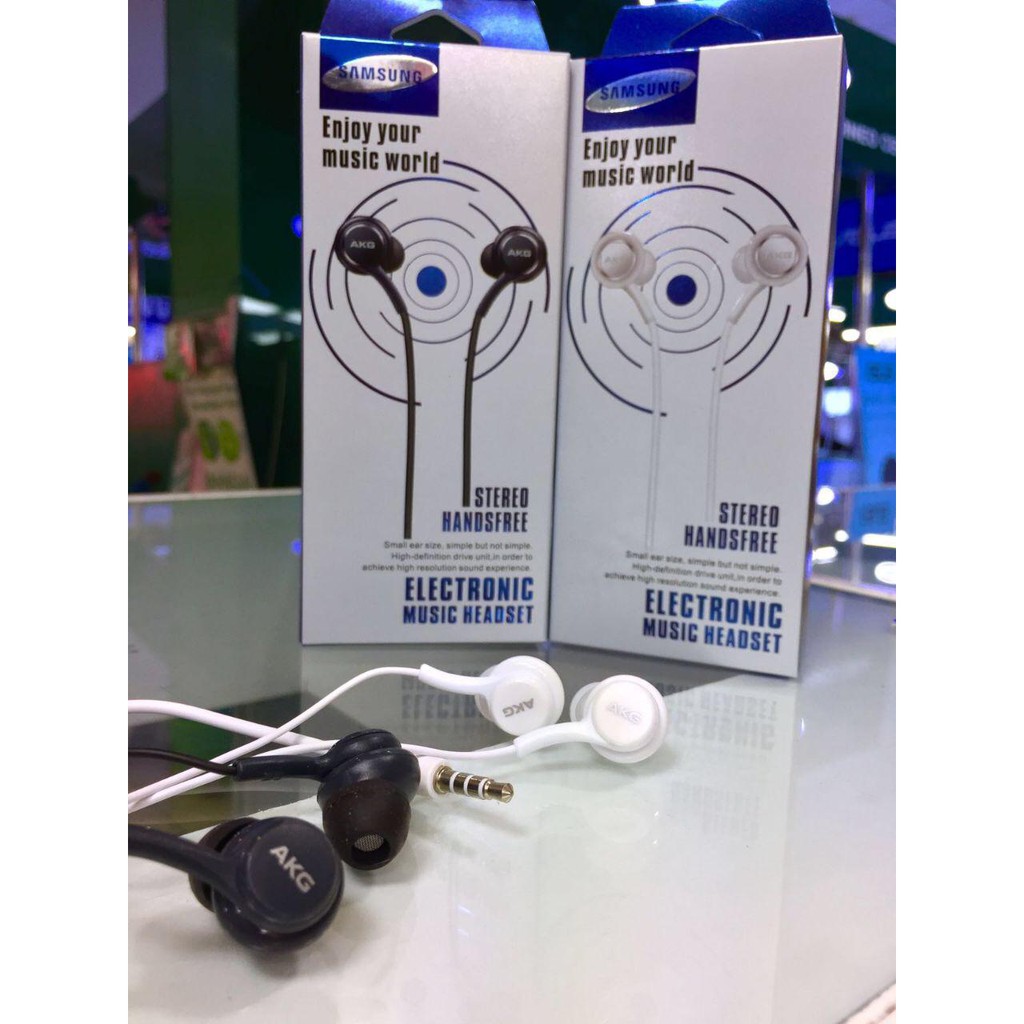 headset samsung s8 / s8+ handsfree earphone + design by AKG