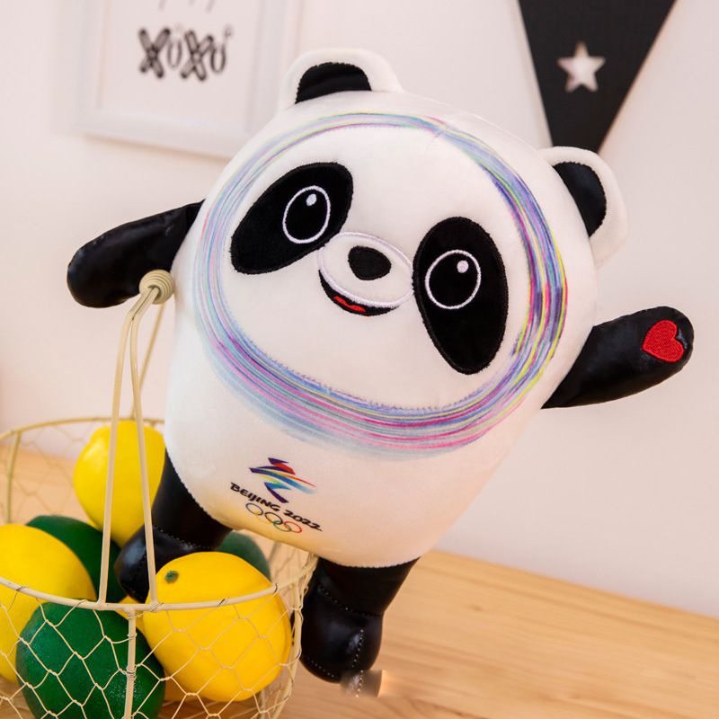 【New Arrival】Beijing 2022 Winter Olympic Mascot Bing Dwen Dwen Panda Plush Toys  Home Decoration Gifts