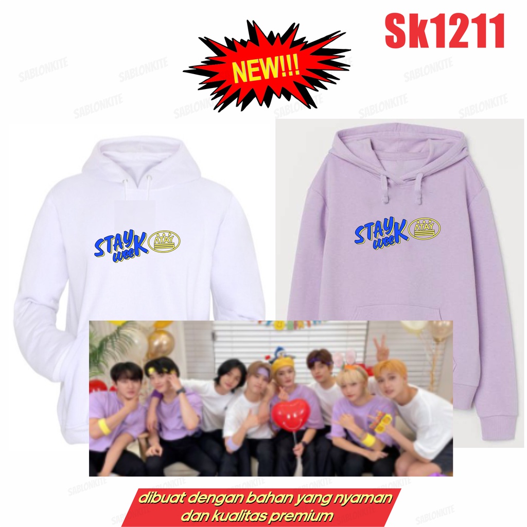 MURAH!!! HOODIE SWEATER STRAYKIDS STAY SK1211 WEEK UNISEX BYK WARNA