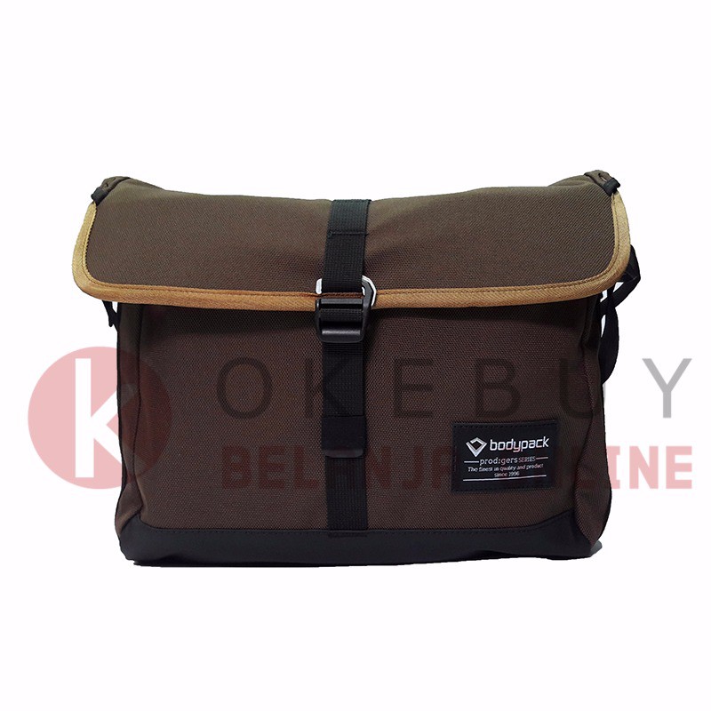 Tas Merk Bodypack 3220 Brown / Ransel / Kantor / Sekolah / Backpack F-16