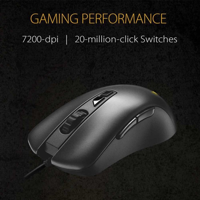 ASUS TUF Gaming M3 RGB - 7000 DPI Ergonomic Wired Gaming Mouse