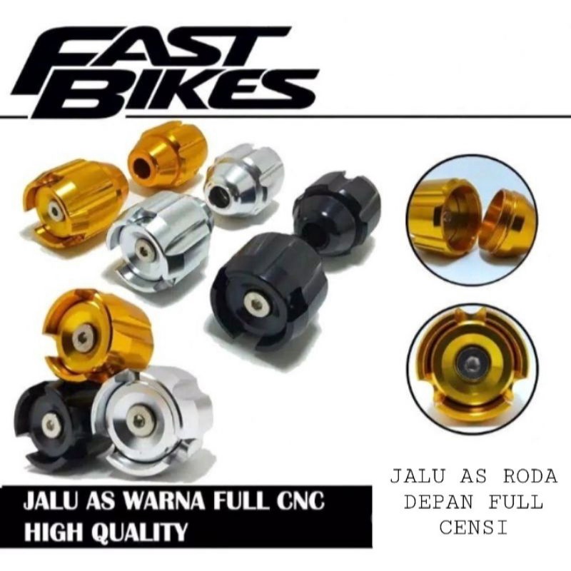 JALU AS RODA FULL CNC UNIVERSAL AS RODA DEPAN JUMBO NMAX/AEROX/PCX/ADV/DLL UNIVERSAL MOTOR