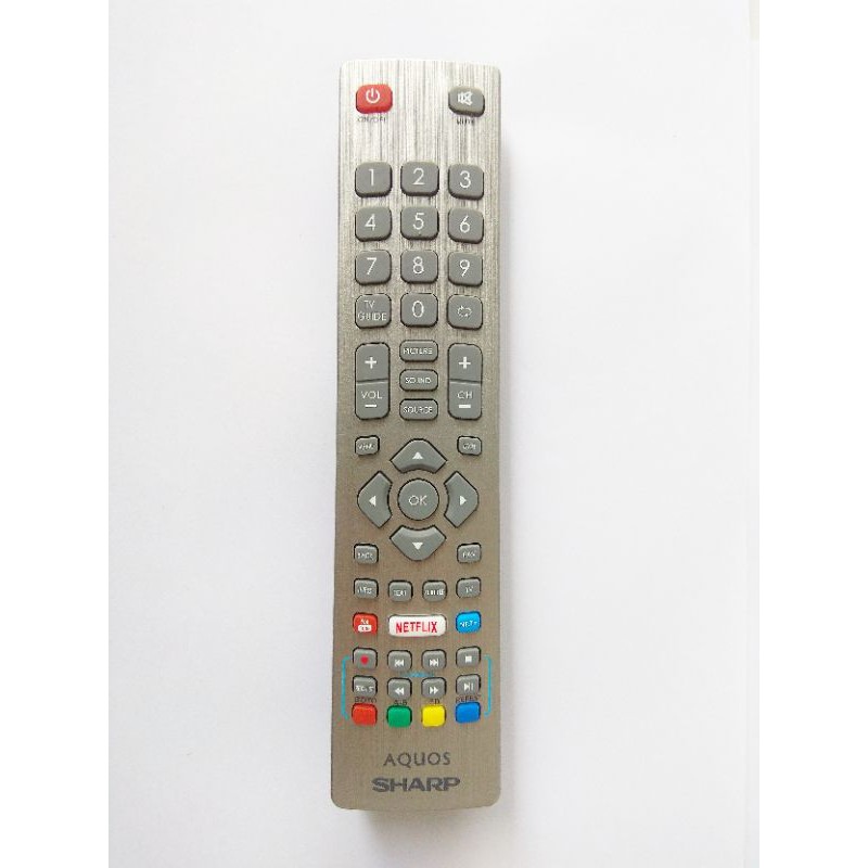 REMOT REMOTE SMART TV SHARP AQUOS NETFLIX NEW ORIGINAL / ASLI