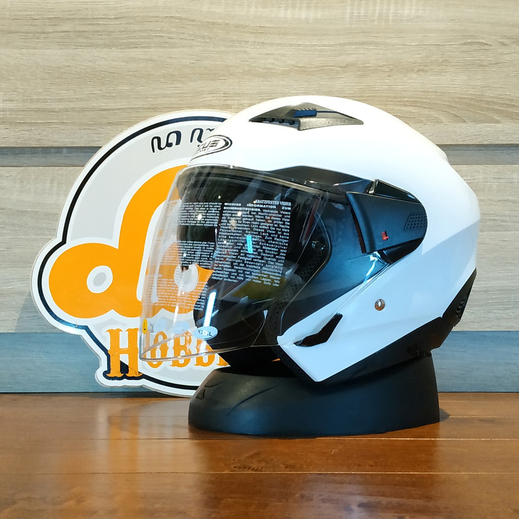 Helm Zeus ZS-611 Putih helm half face