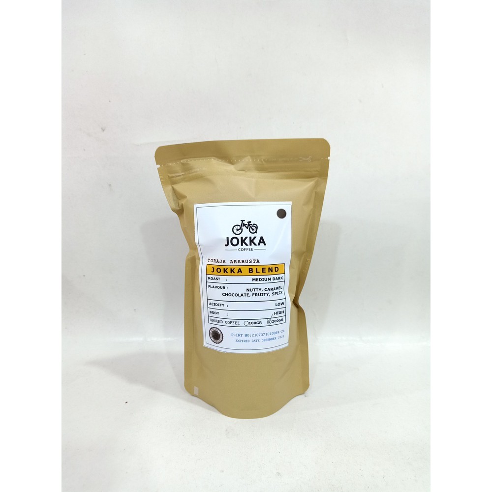 

Kopi Bubuk Jokka Toraja Arabusta Blend 200gr
