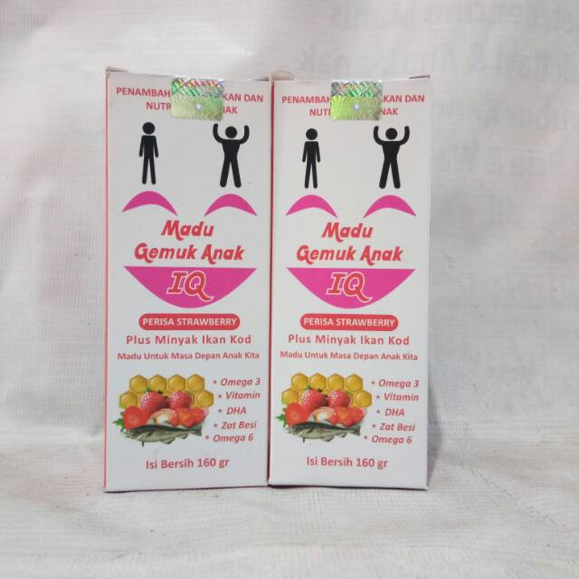 

Madu Gemuk Anak IQ Strawberry Penambah Nafsu Makan dan Kecerdasan Otak Anak