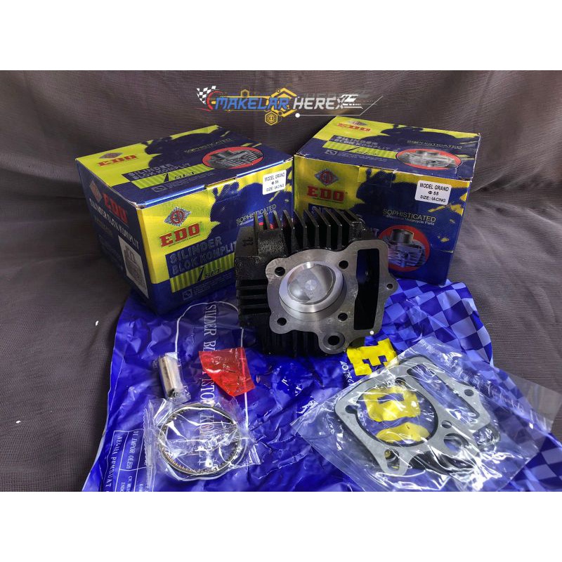 blok pack block sehe seker bore up grand legenda win Astrea star set piston 55 mm dan 56 mm