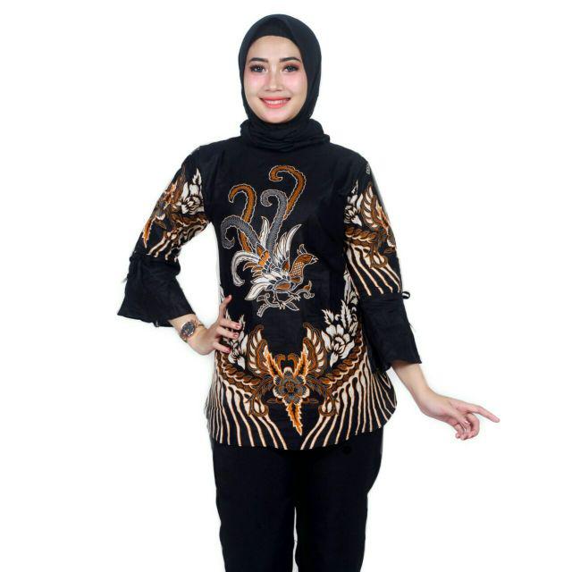 Maura Couple Sania Ruffle Batik Couple Ori Ndoro Jowi Garansi Termurah Shopee Kebaya Modern Seno 215-BLOUSE Ayam