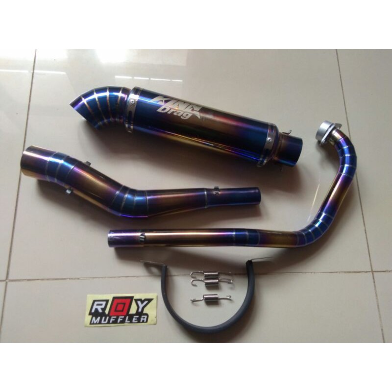 knalpot racing mx king kingdrag siput warna