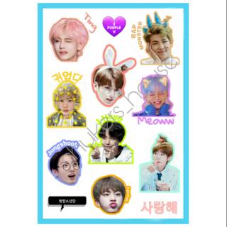  COD STIKER  KPOP BTS  MAP OF THE SOUL 7 TUMBLR NON CUTTING 