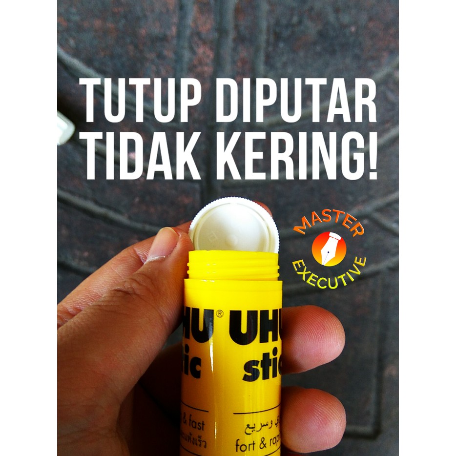 [Buah] UHU GERMAN 21 gr Glue Stic / Lem Stik Kertas Sedang