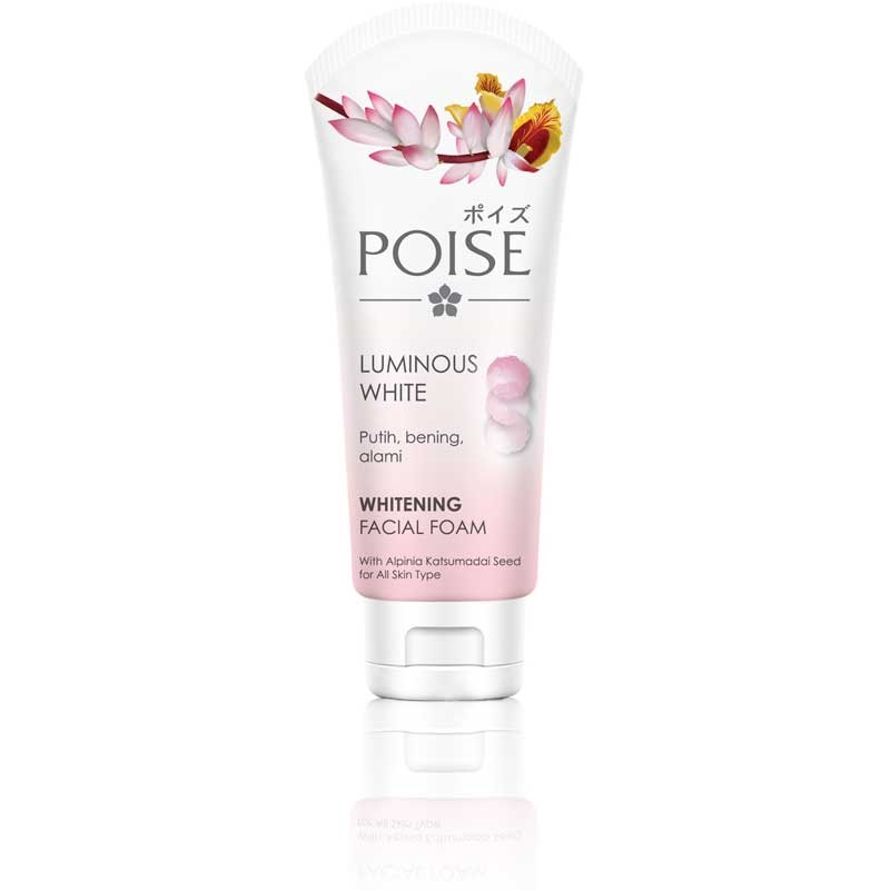 POISE Luminous White/ Anti acne Whitening Facial Foam 100 g