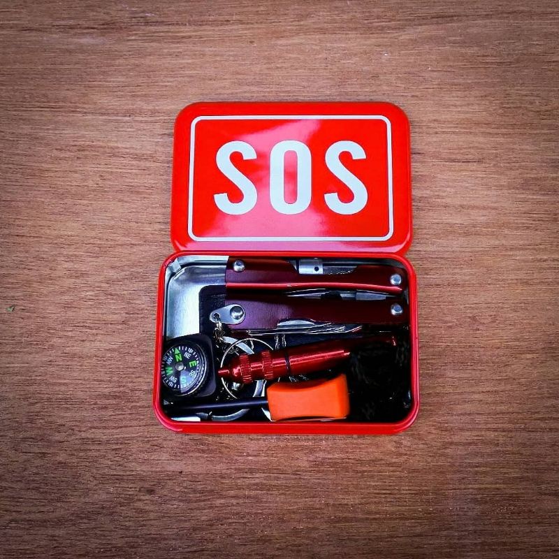 Survival Kit 1 set SOS Emergency - Portable SOS Tool Kit Earthquake Emergency Onboard Outdoor Survival