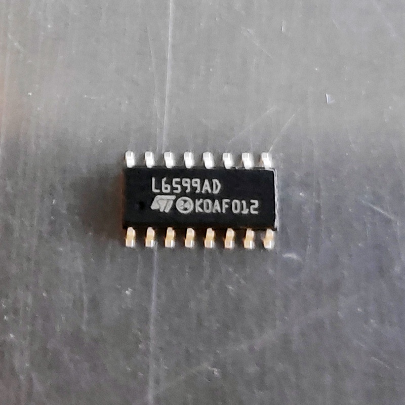 IC SMD L6599AD L6599 IMPROVED HIGH-VOLTAGE RESONANT CONTROLLER SOP16 INTEGRATED CIRCUIT