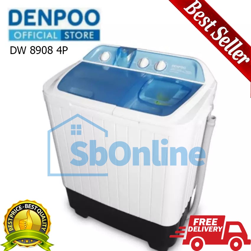 MESIN CUCI DENPOO DW 8908 4P