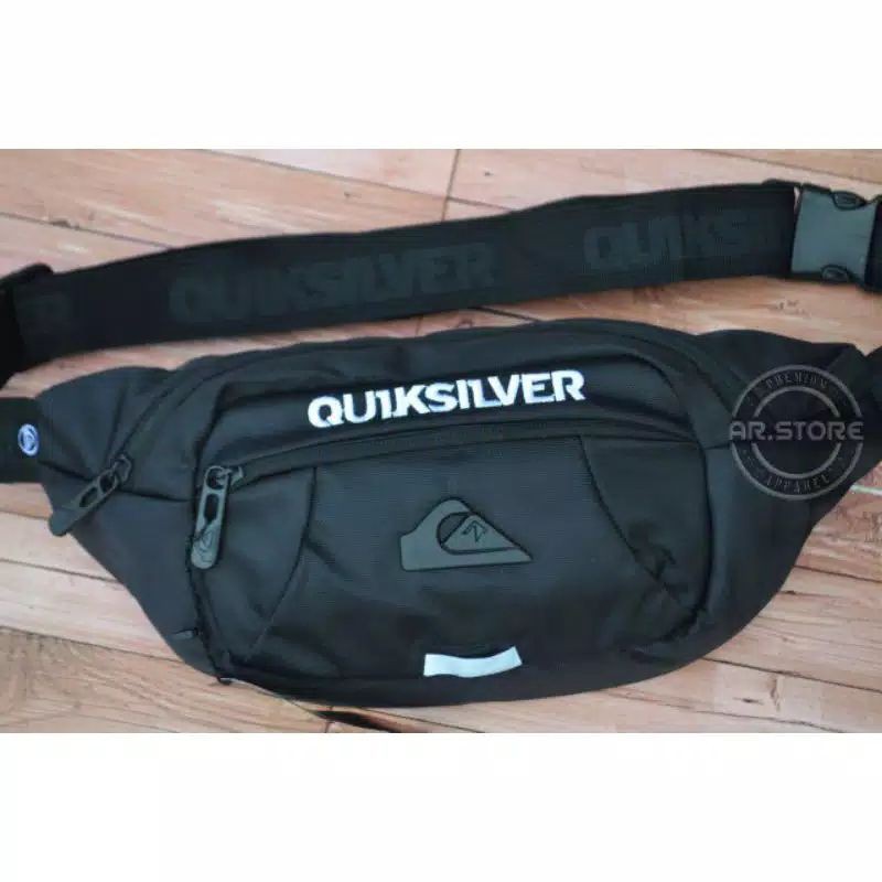 TAS WAISTBAG QUICKSILVER TAS SELEMPANG QUICKSILVER TAS QUICKSILVER PREMIUM LOGO BESI